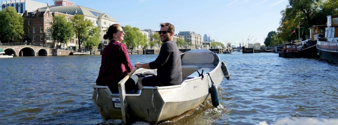 Boot mieten Amsterdam Grachten Boaty oder Boats4rent Bootsverleih