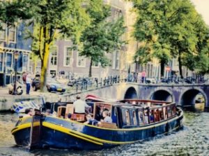 Bota Fogo Amsterdam Classic Canal Barge