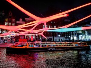Grachtenfahrt Amsterdam Light Festival Rabatt